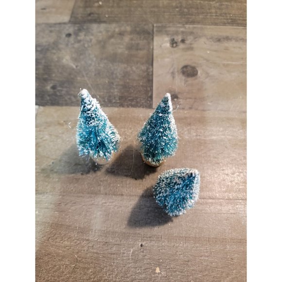 Pine tree snow Village Accessory xmas - Picture 3 of 4